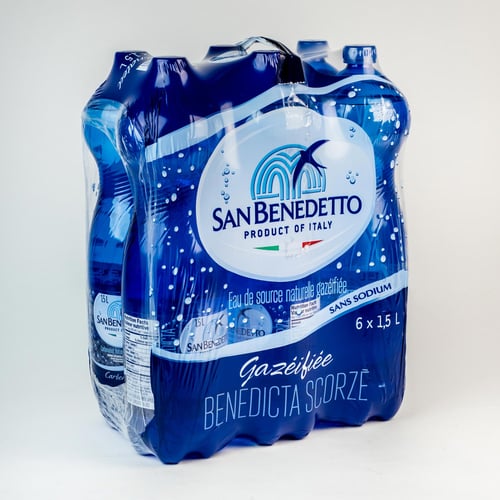Eau de source gazéifiée 1,5 L