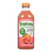 Jus de pamplemousse rouge sans sucre ajouté