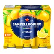 Boisson pétillante au citron