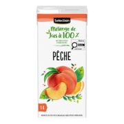 Jus à saveur de pêche sans sucre ajouté