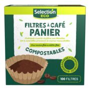 Filtres à café genre panier biodégradables