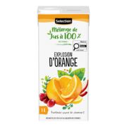Mélange de jus Explosion d'orange fait de concentré