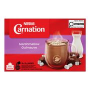Mélange à chocolat chaud avec guimauves