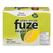 Thé glacé à saveur de citron zéro sucre