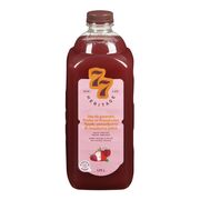 Jus de pomme, fraise et framboise
