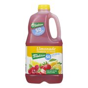 Limonade à saveur de framboise et de fraise
