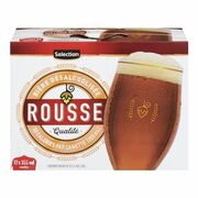 Bière rousse sans alcool
