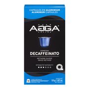 Dosettes de café décaféiné Nespresso de torréfaction moyenne