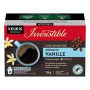 Dosettes de café K-Cup de torréfaction légère à saveur de vanille