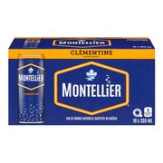 Eau de source gazéifiée à la clémentine