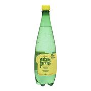 Eau de source gazéifiée à saveur de citron