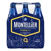 Eau de source gazéifiée au citron