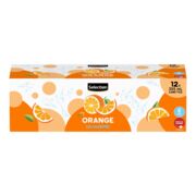 Eau gazéfiée à saveur d'orange
