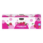 Eau gazéfiée à saveur de framboise