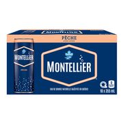 Eau gazéifiée à saveur de pêche