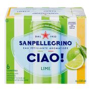 Eau pétillante à saveur de lime