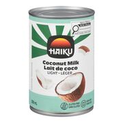 Lait de coco léger de qualité supérieure