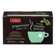 Tisane à la menthe poivrée en sachets