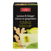 Tisane au citron et gingembre en sachets