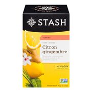 Tisane au citron et gingembre en sachets