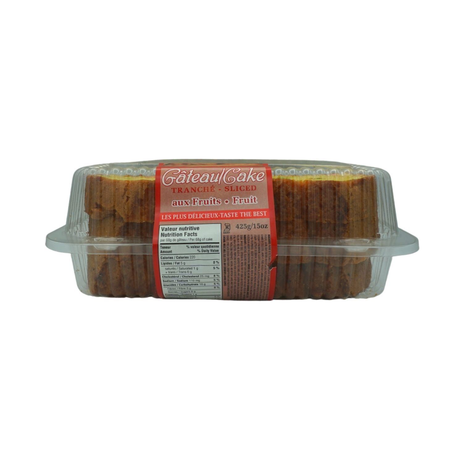 GATEAU TRANCHE FRUIT