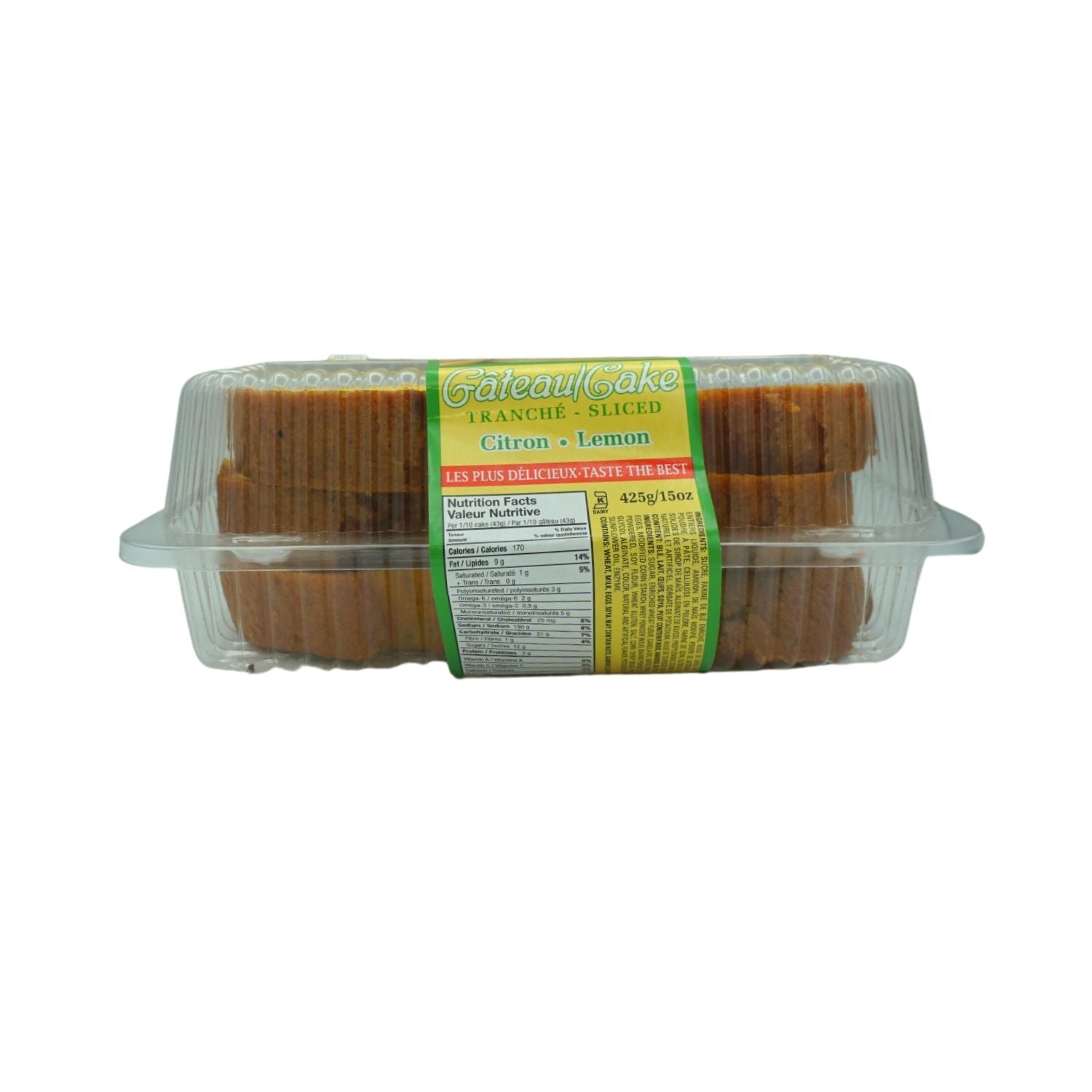 GATEAU /TRANCHE CITRON