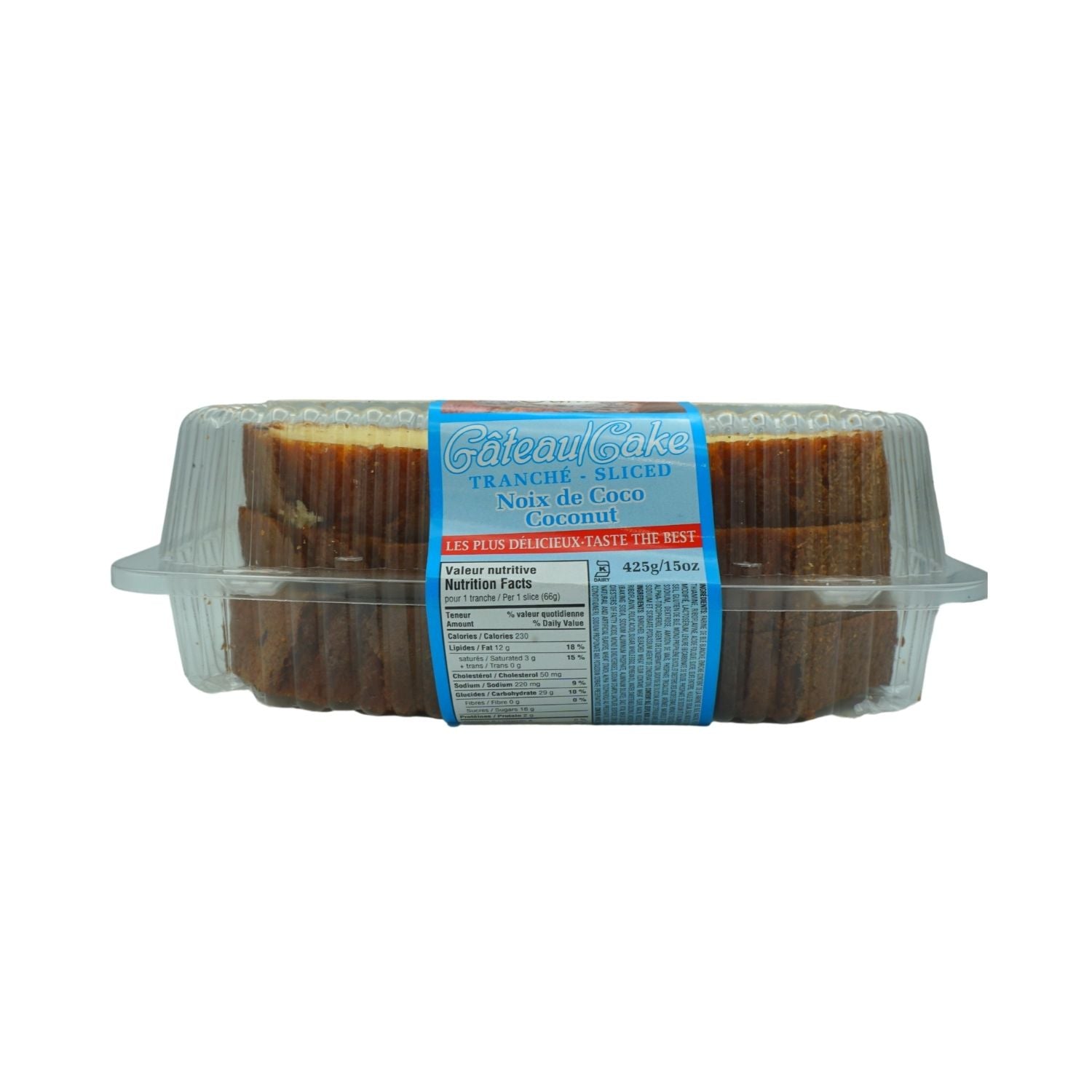 GATEAU TRANCHE COCO