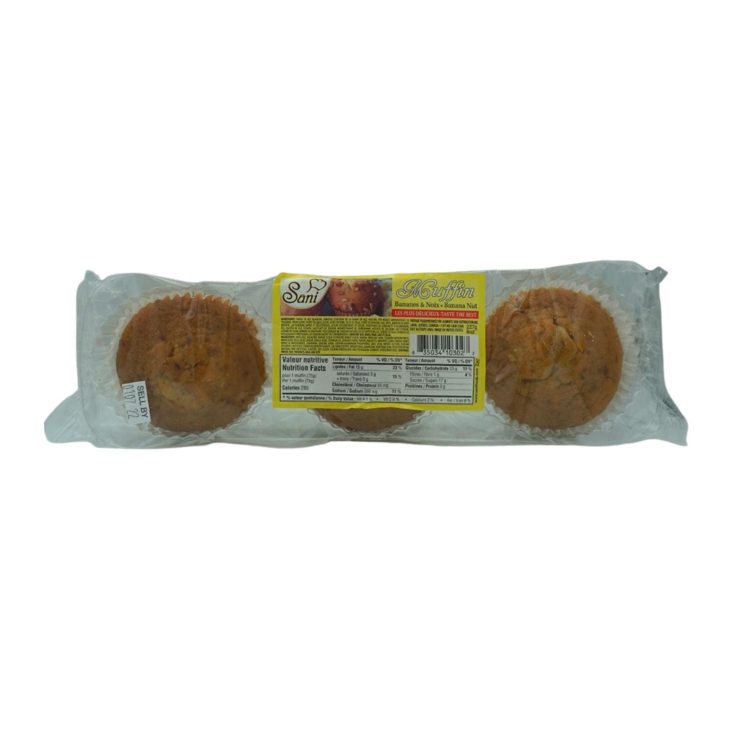 MUFFIN BANANE NOIX