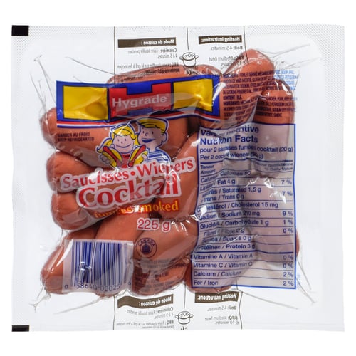 Saucisses cocktail 225 g