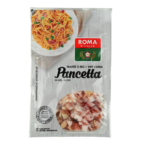 Pancetta douce en cubes 100 g