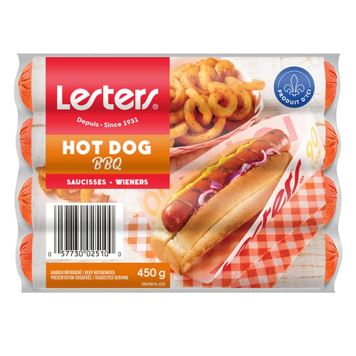 Saucisse hot-dog BBQ 450 g