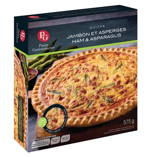 Quiche jambon et asperges 575 g