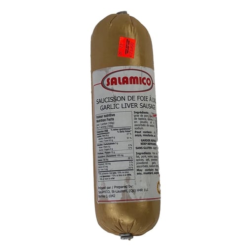 Saucisson de foie à l'ail 600 g