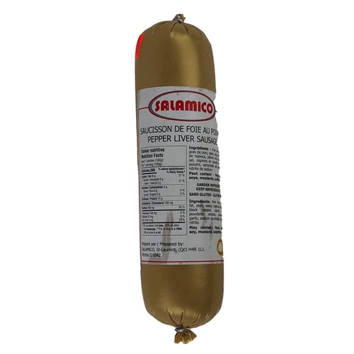 Saucisson de foie au poivre 600 g