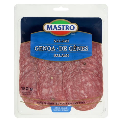 Salami génois doux tranché 150 g