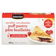 Pâte feuilletée non abaissée surgelée