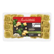 Raviolis frais au fromage et aux épinards
