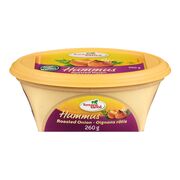 Hummus aux oignons rôtis