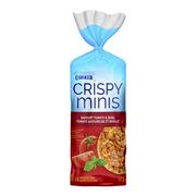 Galettes de riz brun aux tomates et basilic