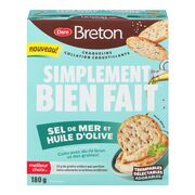 Craquelins au sel de mer et huile d'olive