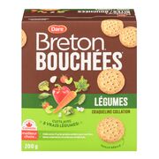 Petits craquelins aux légumes