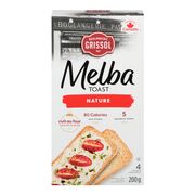 Toast Melba nature
