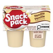 Coupes de pouding à la vanille