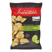 Croustilles à l'ancienne lime et poivre noir
