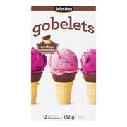 Cornets à crème glacée enrobés de chocolat