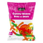 Bonbons vers en gélatine