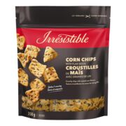 Croustilles de maïs avec graines de lin