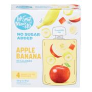 Pochettes de compote de pommes et bananes