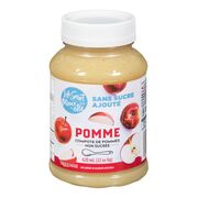 Compote de pommes non sucrée
