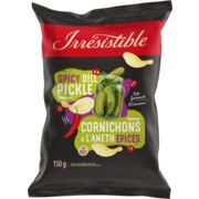 Croustilles à l'ancienne aux cornichons à l'aneth épicés